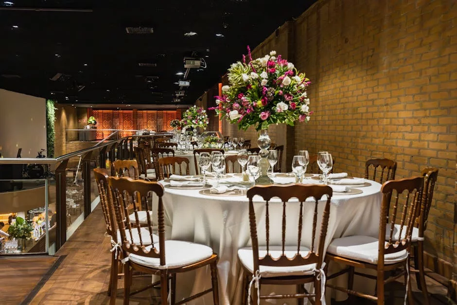 wedding party celebration dinner reception